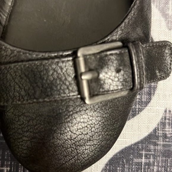 Chaps pewter gray ballet flats with buckle accents - Picture 5 of 6